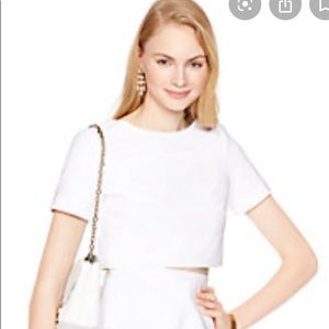 White Kate Spade top